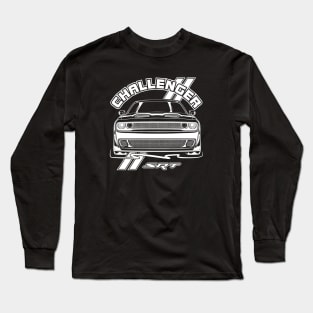 Challenger SRT (White Print) Long Sleeve T-Shirt